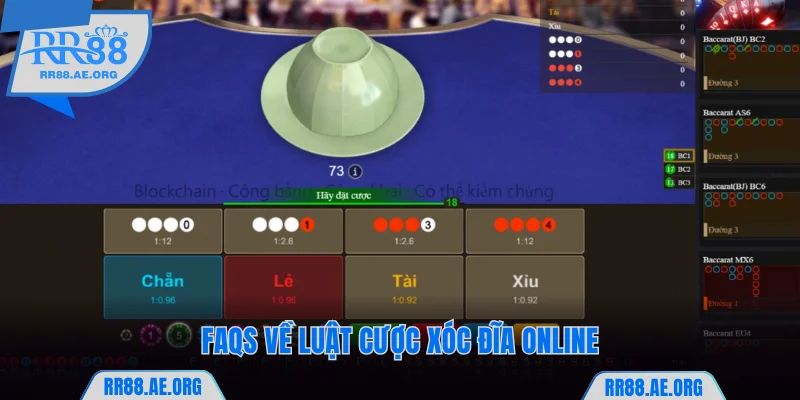 FAQs về luật cược Xóc đĩa online RR88