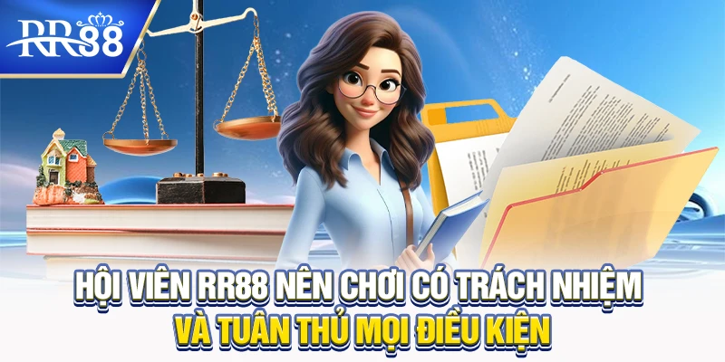 Hội viên RR88 nên chơi có trách nhiệm và tuân thủ mọi điều kiện